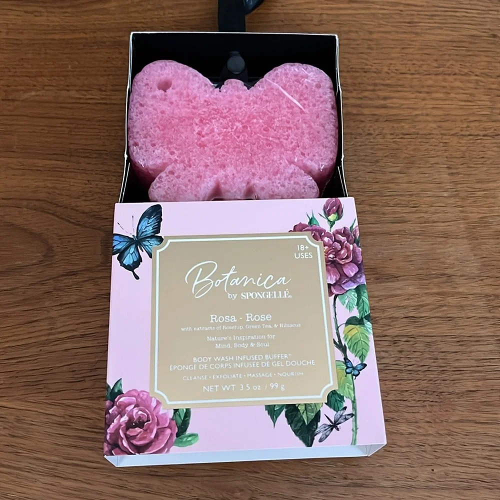 Spongelle Rose Botanical Body Wash Buffer